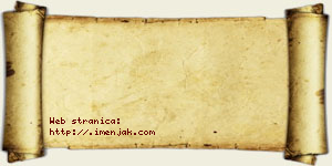 Hana Punoševac vizit kartica